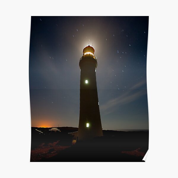 Cape Nelson Lighthouse Halo Poster