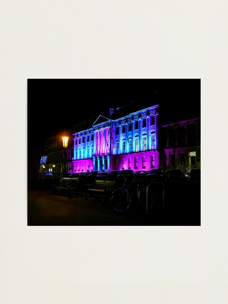 Alternate view of Town Light Up Photographic Print