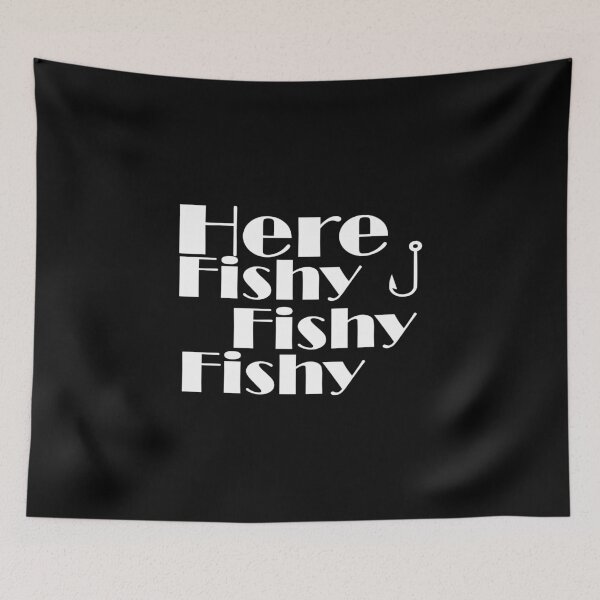 Item preview, Here Fishy Fishy Fishy Design for Fishermen designed and sold by epicstickers.