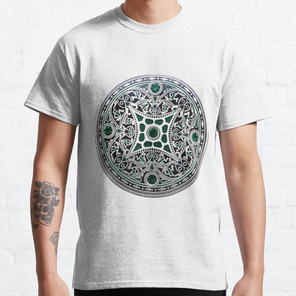 decoration, ornate, pattern, flower, art, proportion, antique, lace, embroidery, abstract Classic T-Shirt