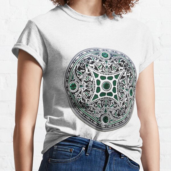 decoration, ornate, pattern, flower, art, proportion, antique, lace, embroidery, abstract Classic T-Shirt