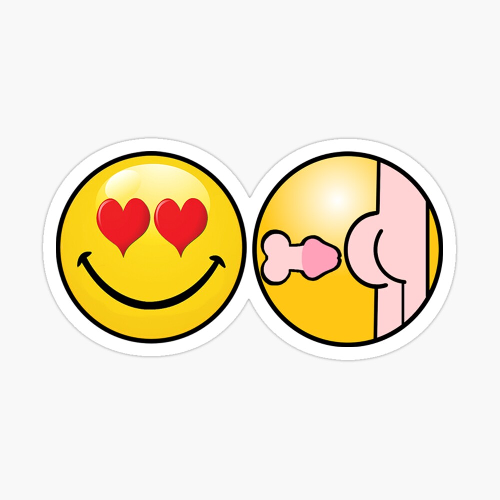I Love Anal Emoji Greeting Card for Sale by partybitz | Redbubble
