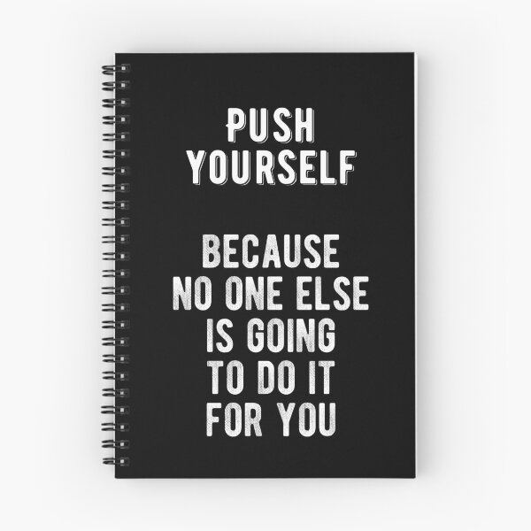 Item preview, Inspiring - Push Yourself Quote designed and sold by MotivationFlow.