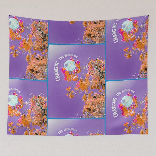 Item preview, Changing the Environment purple poster designed and sold by Linandara.