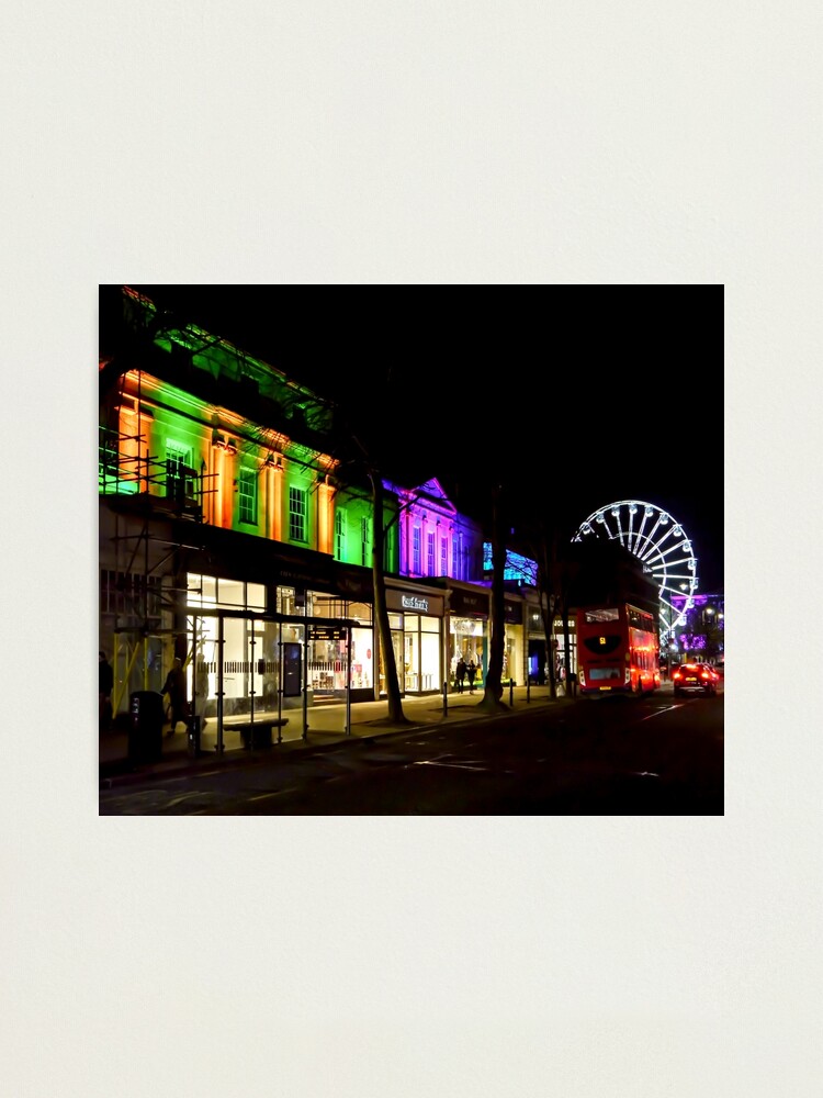 Alternate view of Spa Town Light Up Photographic Print