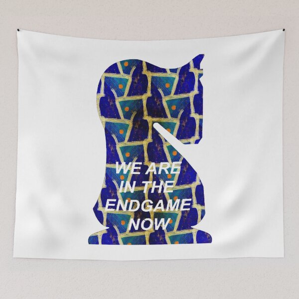 Item preview, We’re In The Endgame Now - Chess Knight designed and sold by weavernap.