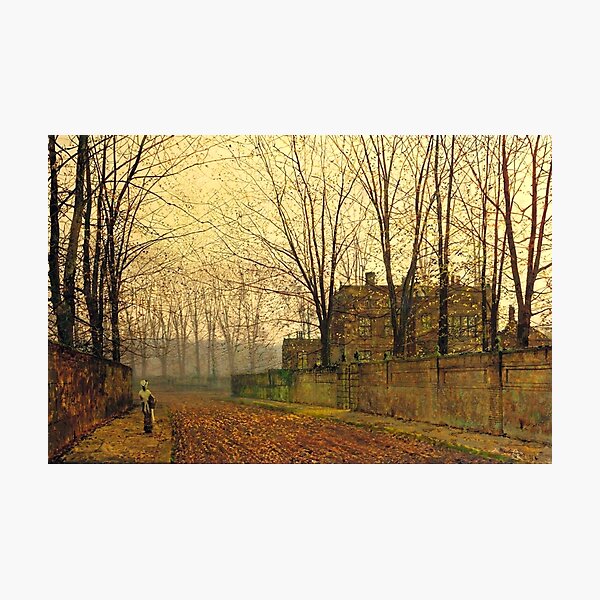 John Atkinson Grimshaw - November Morning - 1883 Photographic Print
