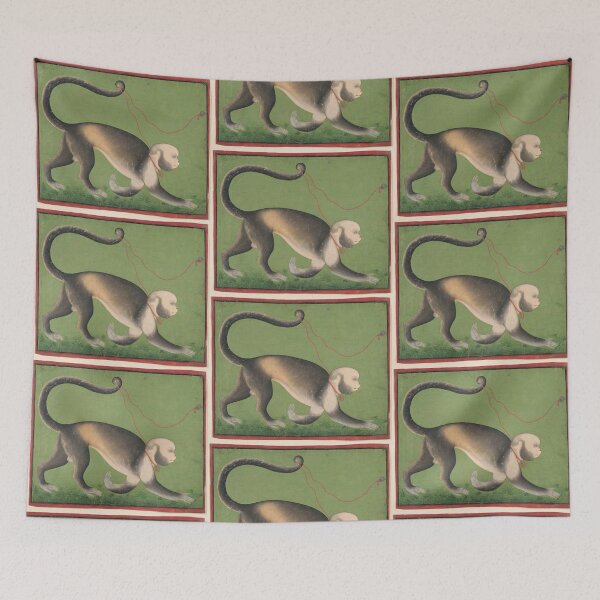 Item preview, A Monumental Painting of a Monkey designed and sold by Vintage Designs +.