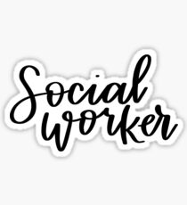 Social Worker Sticker