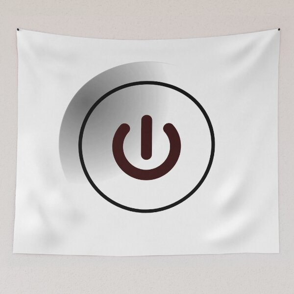 Item preview, Q button (on / off) designed and sold by LucasRedBubble.