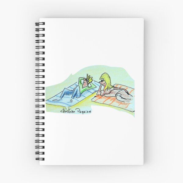 Item preview, The beach with two designed and sold by alanoix.