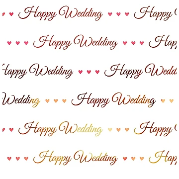 Artwork thumbnail, Gradient Wedding Pattern by Poetic Patterns Studio