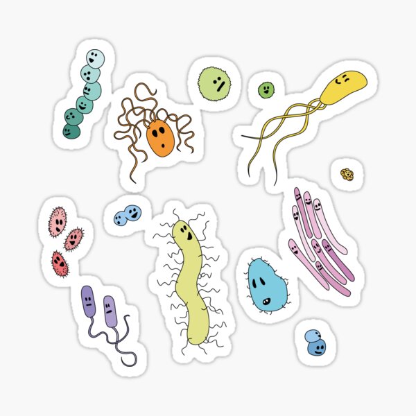 We're With Stupid (Smart Microbes) - For Light Shirts Sticker