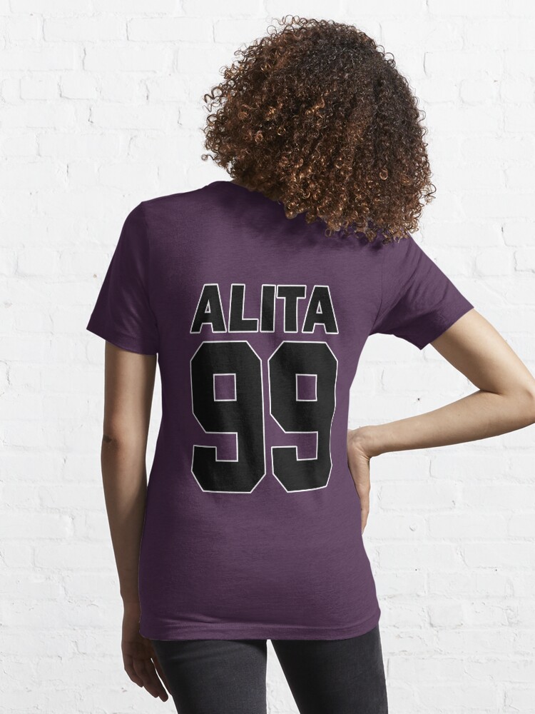 Alternate view of Alita - 99 - Black - Battle Angel Moterball Jersey Essential T-Shirt