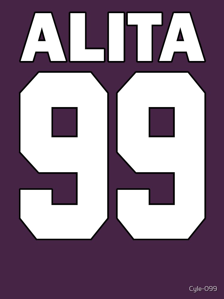 Alita - 99 - White - Battle Angel Moterball Jersey by Cyle-099