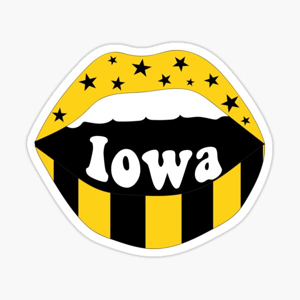 Iowa Lips Sticker