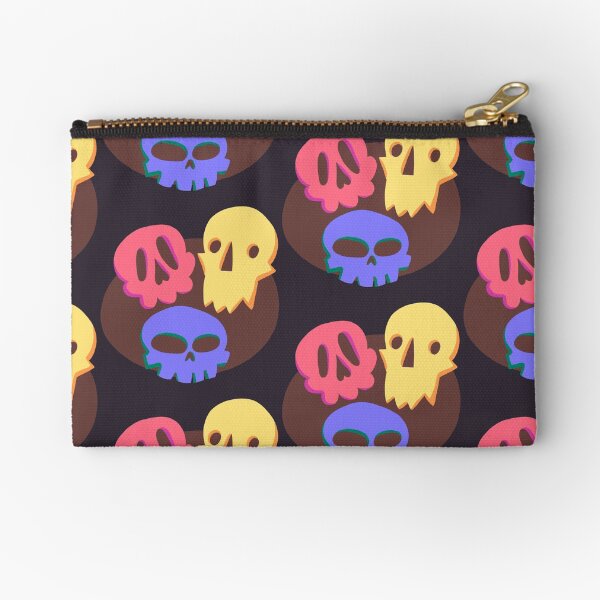 Three Little Skulls Zipper Pouch