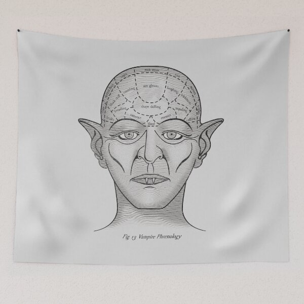 Item preview, Vampire Phrenology designed and sold by Quick-Brown-Fox.