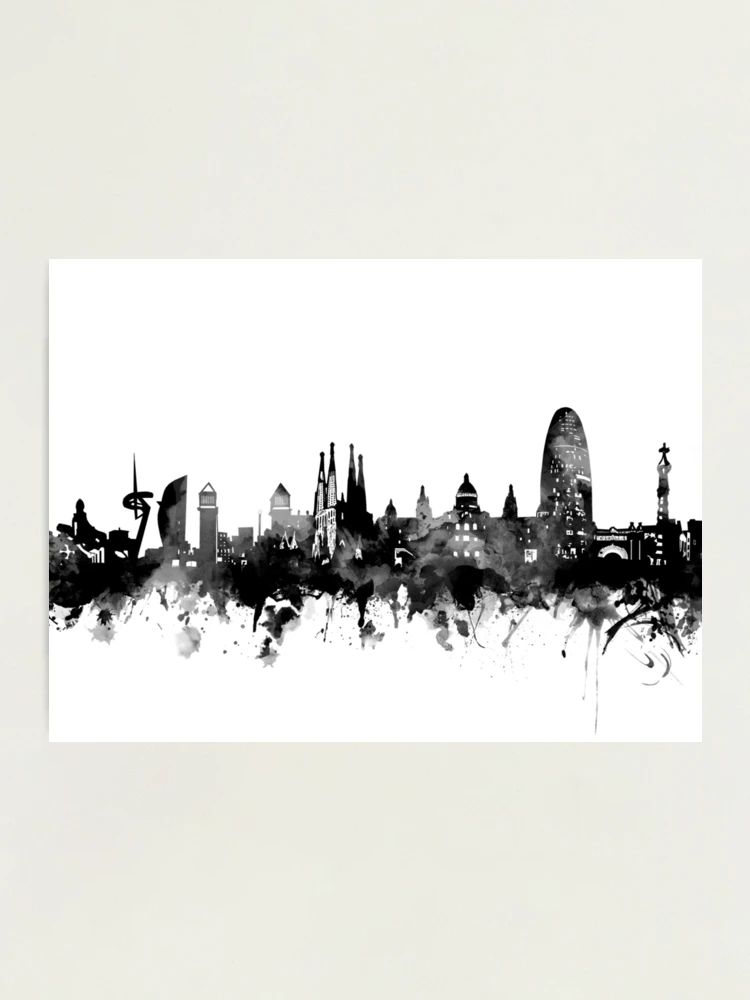 barcelona skyline Photographic Print for Sale by BekimART