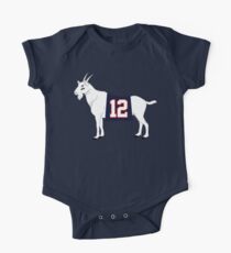 Limited Edition Tom Brady GOAT TB-12 Shirts, Mugs & Hoodies Short Sleeve Baby One-Piece