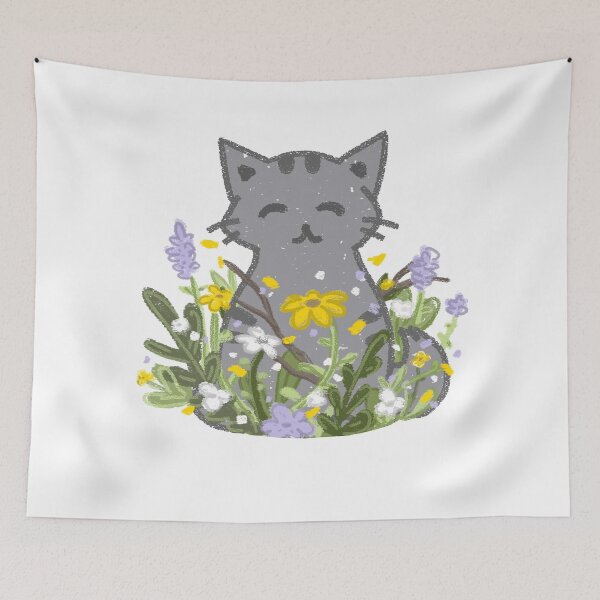 Item preview, Wildflower Cat designed and sold by mimi moore.