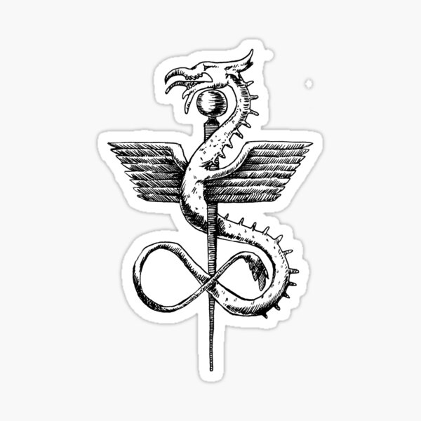 The Apotheca - Dracodeucis Sticker