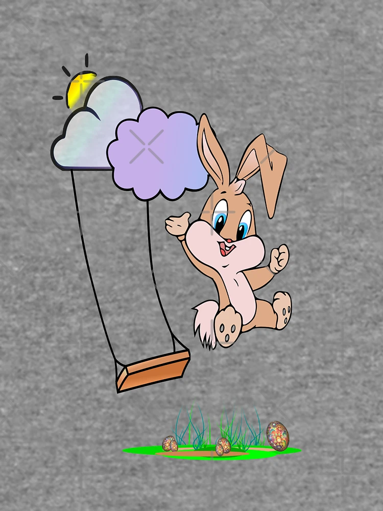 Thumbnail 6 of 6, Lightweight Sweatshirt, Happy Rabbit designed and sold by Raeolus.