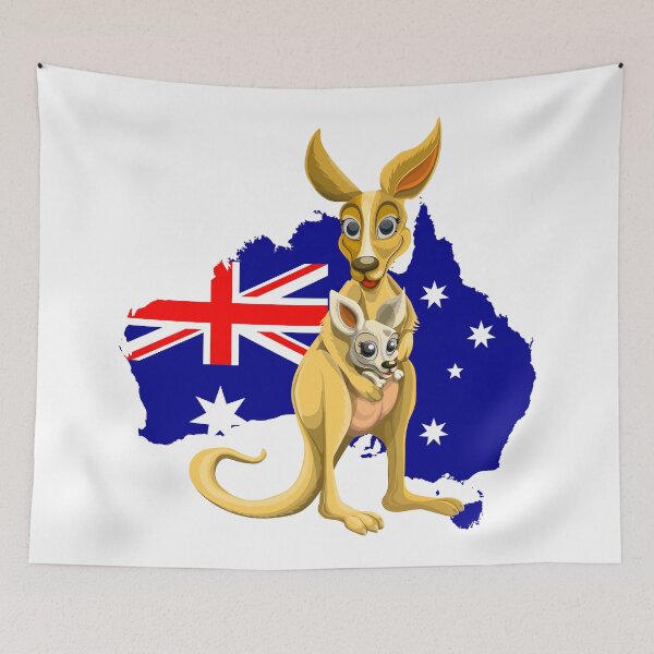 Item preview, Kangaroo Australia cartoon designed and sold by emphatic.