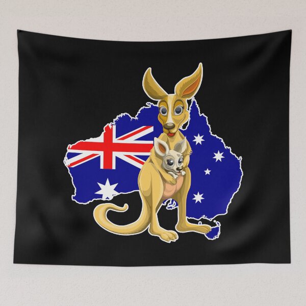 Item preview, Kangaroo Australia cartoon designed and sold by emphatic.