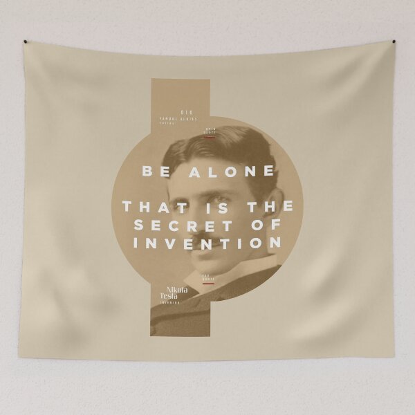 Item preview, SECRET - Nikola Tesla - Famous Quotes Series 010 designed and sold by Miscellaneous Co..