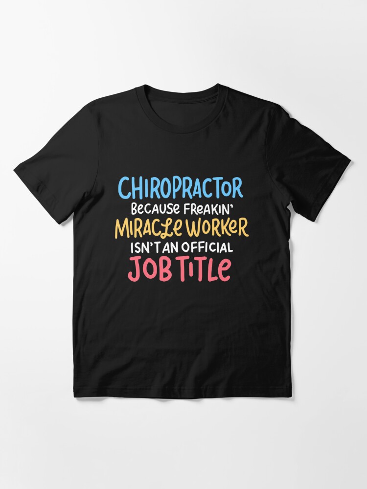 Funny store chiropractic shirts