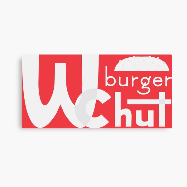 Item preview, WcBurger Hut - Pizza Hut Parody designed and sold by banditjoj.
