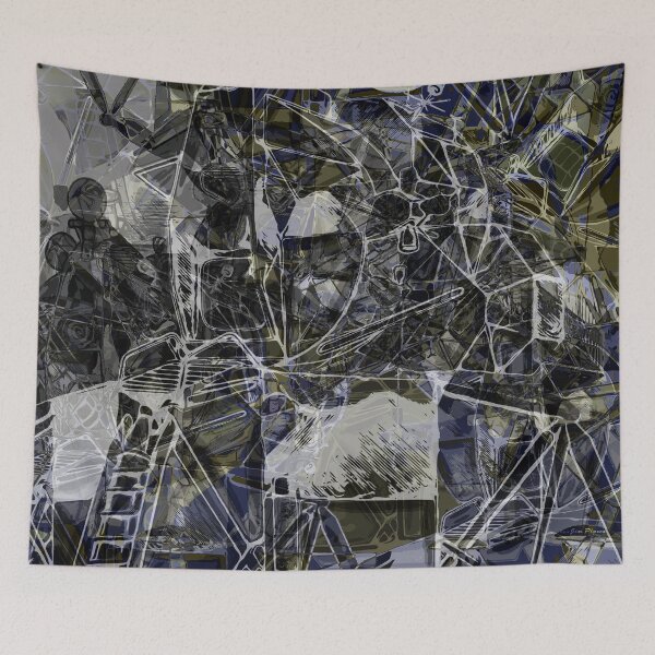 Item preview, Apollo 11 Lunar Excursion Module Mashup Collage designed and sold by Jim Plaxco.