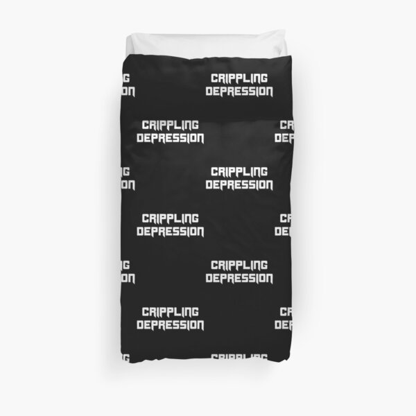 Depression Duvet Covers Redbubble - crippiling depression song roblox id