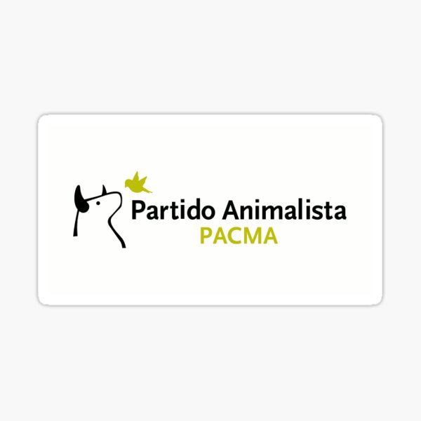 PACMA Partido Animalista Pegatina