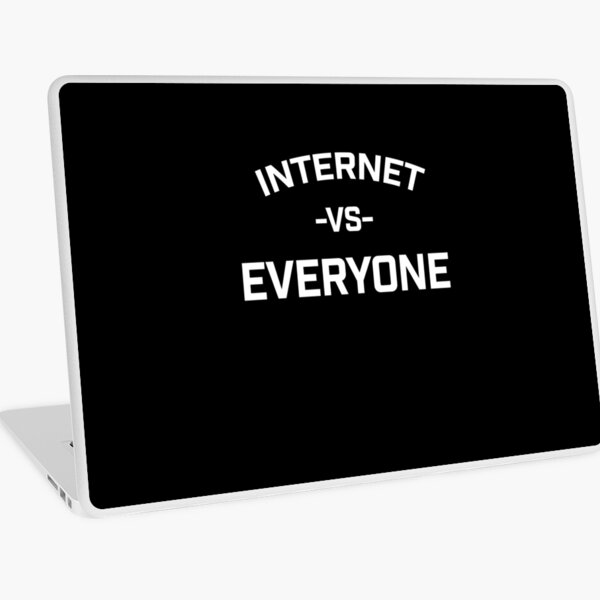 the internet vs everybody Laptop Skin