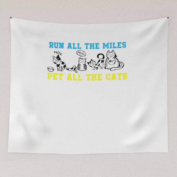 Item preview, Run all the miles pet all the Cats Animal Pet Lover designed and sold by hadleydesigns.