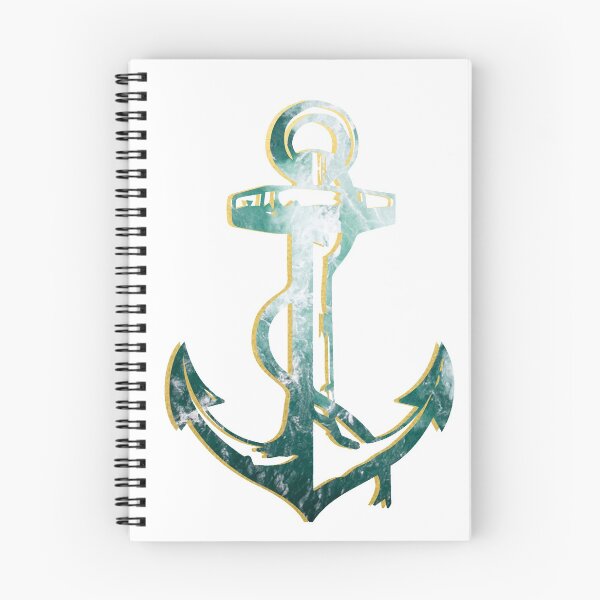 Item preview, ANCHOR 2 (GREEN AND GOLD) designed and sold by christikdesigns.