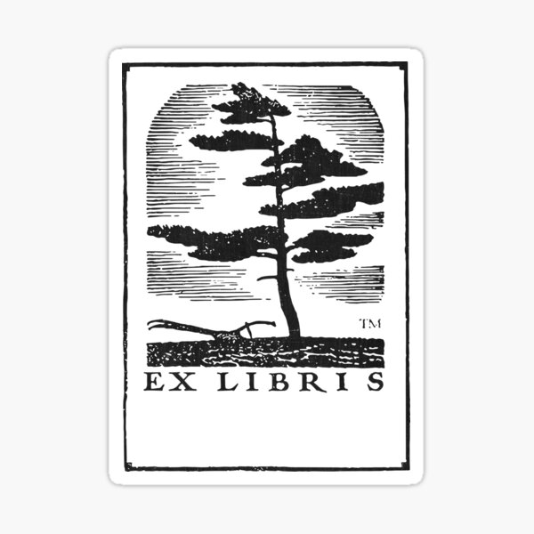 Item preview, Ex Libris - Vintage Book Plate designed and sold by RainyDayTees.