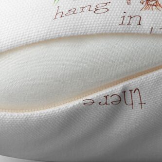 Alternate view of hang in there Throw Pillow