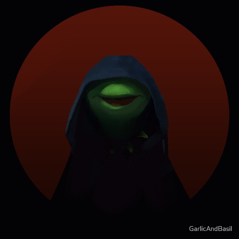 from meme. frog. evil. dank. funny. angry. hooded. devil. kermit. sith lord...