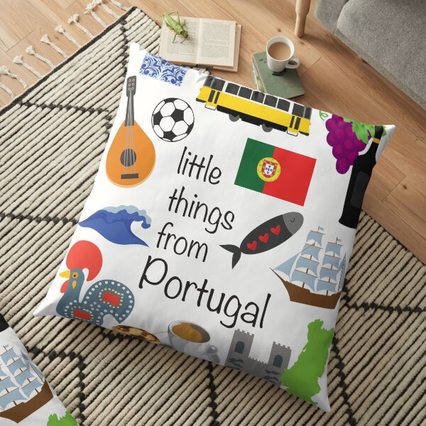 Little Things From Portugal Floor Pillow