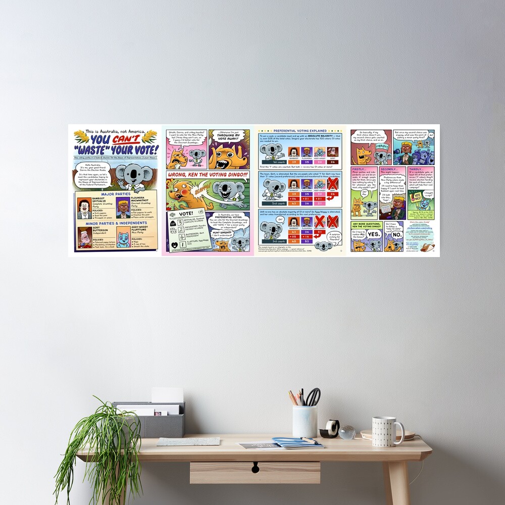 You Can't Waste Your Vote - HORIZONTAL Poster