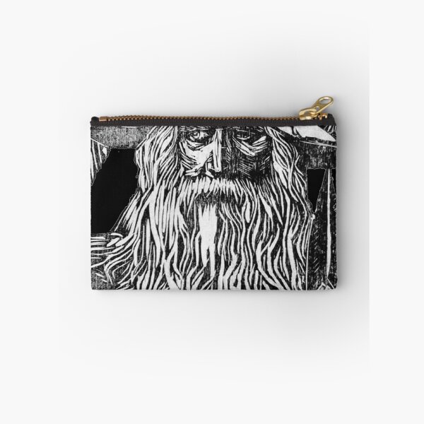 Item preview, Odin - Woodblock Print - Black designed and sold by CleaViolet.
