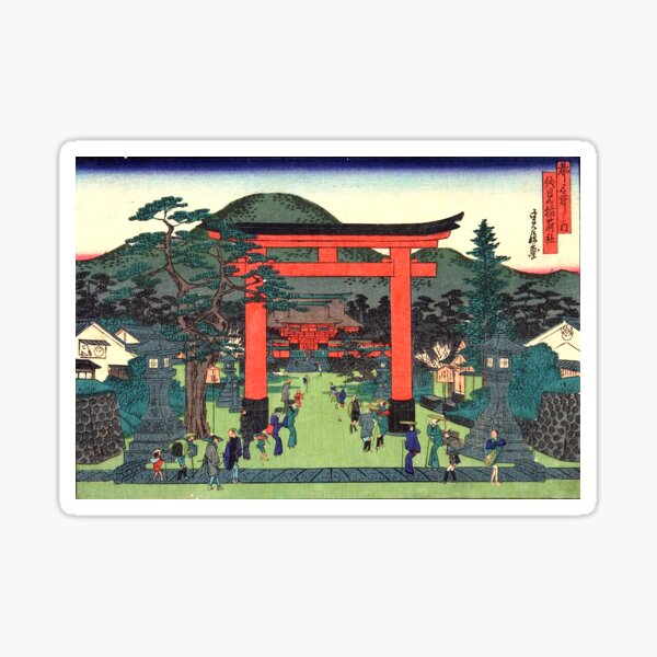 Item preview, Hasegawa Sadanobu - Fushimi Inari Shrine designed and sold by ArtExpression.