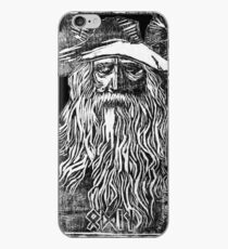 Odin - Woodblock Print - Schwarz iPhone-Hülle & Cover