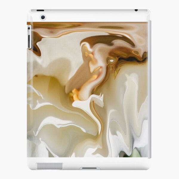 white floating shapes iPad Snap Case