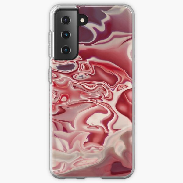pink color dominant Samsung Galaxy Soft Case