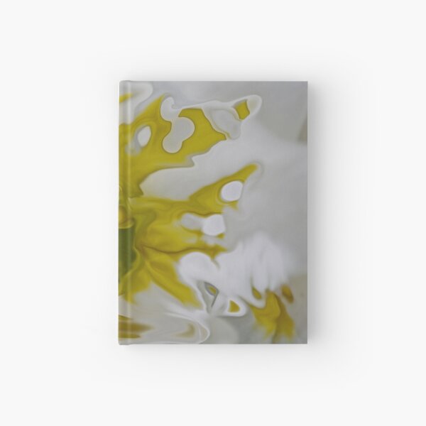 yellow blot Hardcover Journal