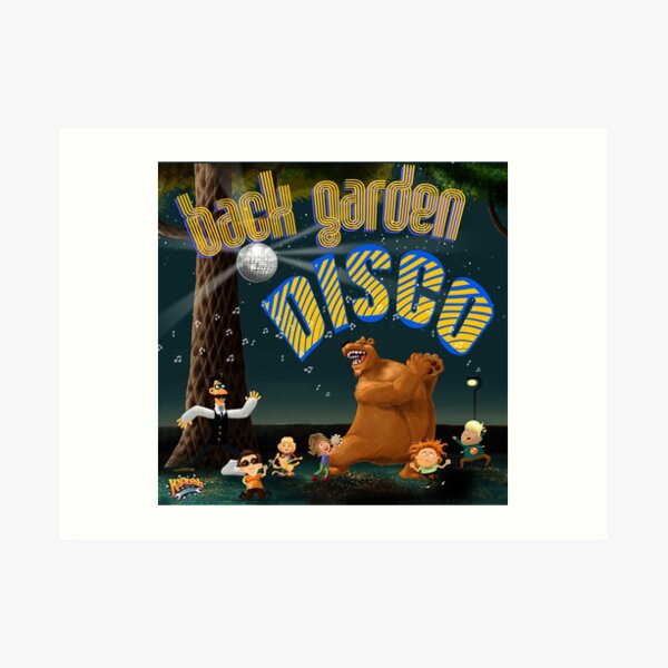 Back Garden Disco Art Print